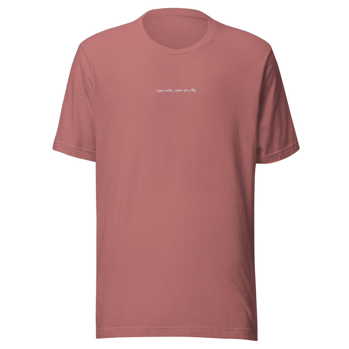 eyes wide, open air embroidered tee!