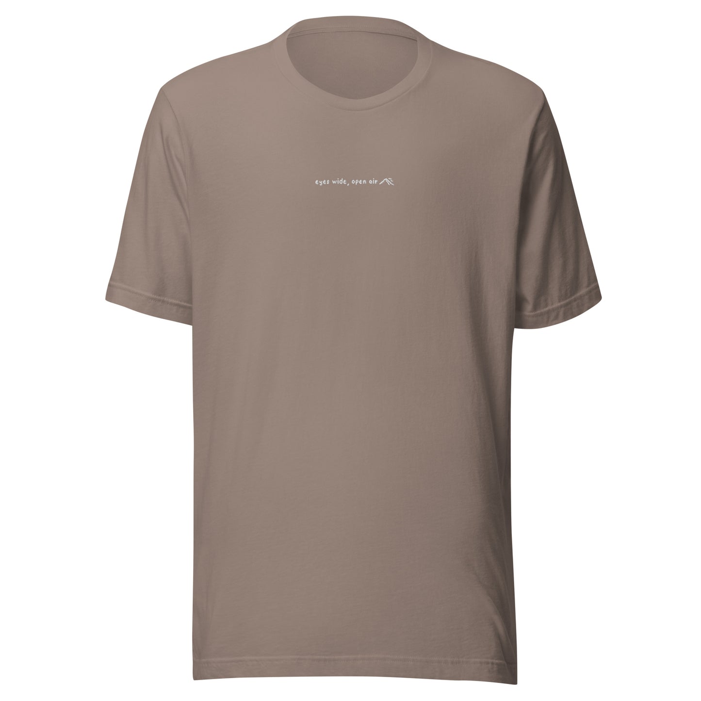 eyes wide, open air embroidered tee!